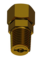 COP Series Compression x Male National Pipe Thread (NPT) Check Valves